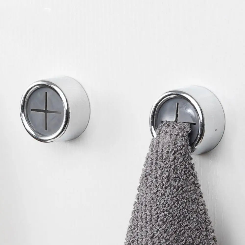 porte serviettes mural ventouse crochets blanc gris noir moderne fixations inclusées