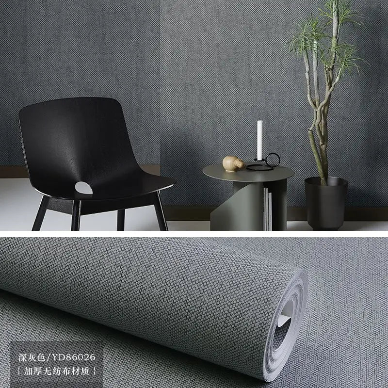 papier peint moderne minimaliste uni beige gris résistant humidité cuisine chambre salon