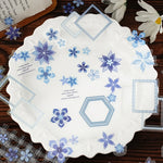 sticker vintage fleurs papillons dentelle scrapbooking journal deco transparent opaques