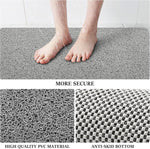 tapis bain anti dérapant gris beige texture micro poreuse séchage rapide moderne confortable salle