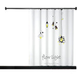 rideau douche géométrique moderne motifs pluie douche lampes suspendues carte monde opacité variable