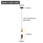 lampe suspendue pierre naturelle marbrée moderne salon chambre blanc noir gris tactile