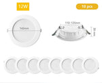 projecteurs led blancs modernes 12w 20w 4000k 6500k 7w 9w 220v cuisine salon