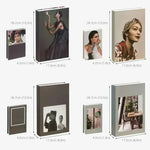 décorations modernes boîtes imitation livres couleurs neutres motifs géométriques portraits mode minimaliste