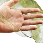 rideau lit anti moustiques vert olive maille fine semi transparent moderne adhésifs queen king