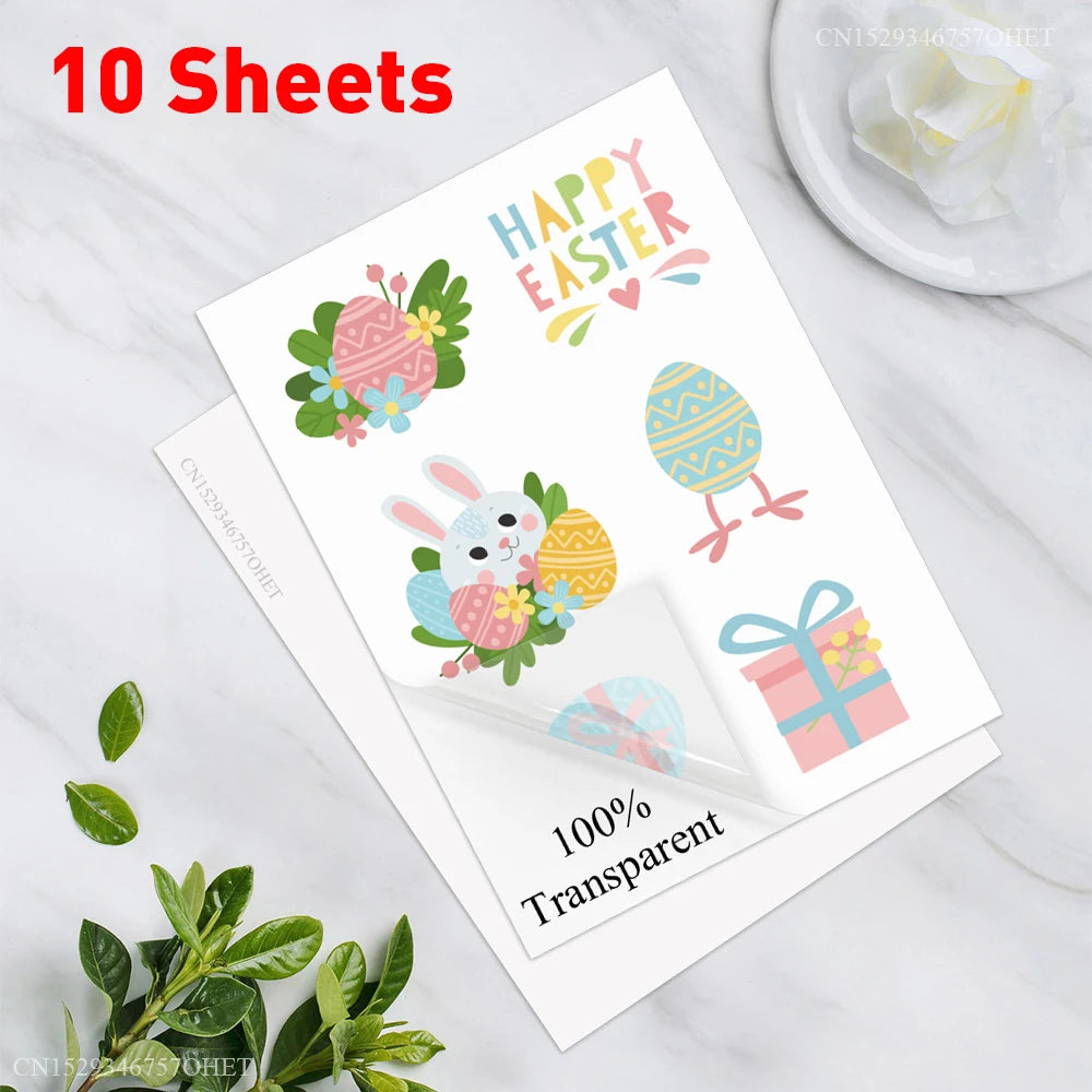 papier autocollant vinyle a4 blanc mat 50 feuilles motifs animaux fleurs décoration