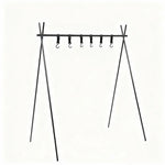 porte ustensiles pliables extérieur aluminium noir rouille camping suspension cuivré outdoors cuisson