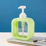 distributeur savon liquide transparent violet noir rose blanc moderne minimaliste rechargeable salle bains cuisine