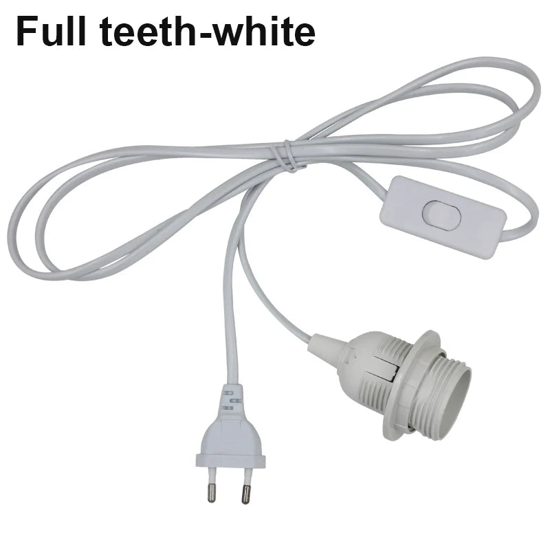 câble d'éclairage interrupteur moderne noir blanc 18m 35m opaques lisses