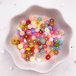 résine multicolores fleurs détaillées décoratives bricolage artisanal mariage anniversaire noël