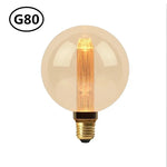 ampoules led décoratives vintage filaments dorés opaques 220v 249 lumens doré ambre echangement e27
