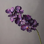 fleurs artificielles orchidées violettes blanches modernes décoration intérieure maison mariage anniversaire