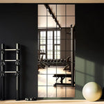 stickers miroirs transparents acrylique adhésifs modernes decoration salon abstraits 15cm 20cm 10pcs 20pcs