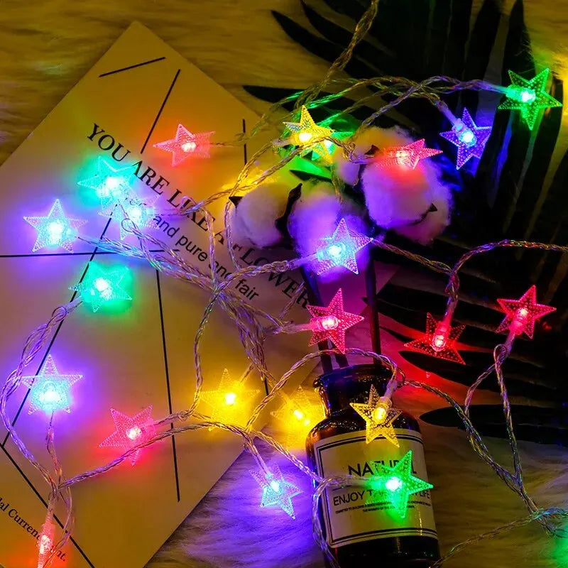 guirlande lumineuse noël blanc chaud boules abeilles fleurs moderne étanche led solaire
