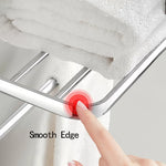 Installation du porte-serviettes mural avec accessoires inclus