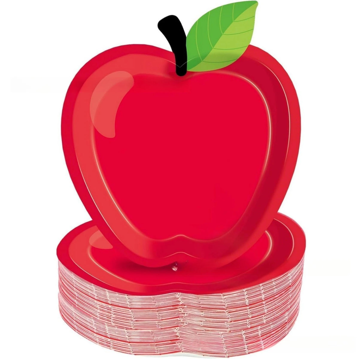 assiettes jetables motifs crayons apple couleurs vives anniversaire noel mariage baptême