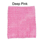 serviette crochet fait main motif rayures horizontales artisanale décoration maison enfant
