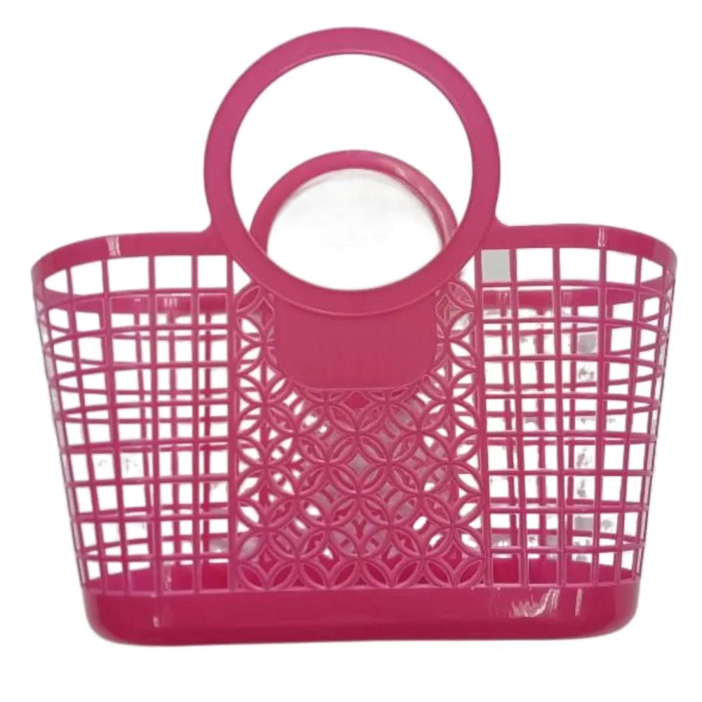 panier bleu vert moderne poignées utilisations multiples empilable plastique rouge jaune grille mailles opacité