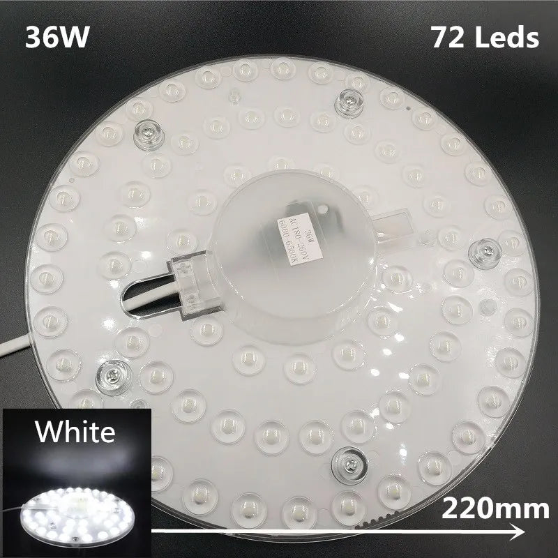 lampe led 12w 18w 24w blanc moderne adhésif adaptateur électrique cable