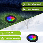 spot lumineux led extérieur noir moderne ip65 télécommande autonome flux lumineux 2492000