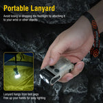 lampe torche rechargeable led transparente noire intense mode auto défense camping