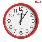 horloge murale moderne quartz aiguille noir cadre blanc étude chambre cuisine