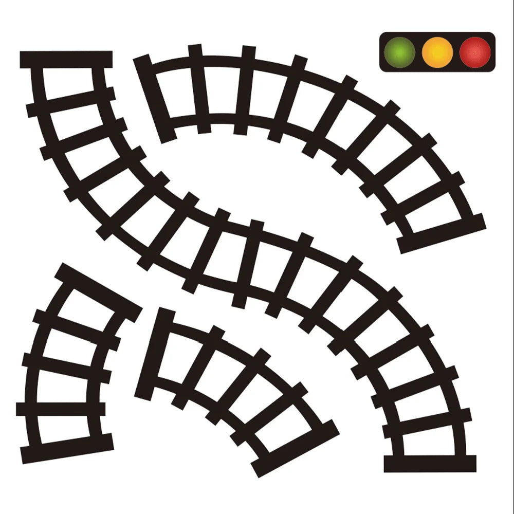 tapis autocollant voiture dessin animé route marquages panneaux signalisation anniversaire enfant fête halloween noël