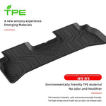 tapis sol voiture noir rayures horizontales moderne imperméable tpe easy clean tous temps
