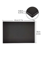 tapis bar moderne noir perforé pvc durable antidérapant comptoir rectangle