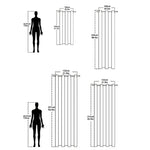 rideaux noir doré marbré ondulés opaques isolation thermique 100x250cm 132x241cm moderne élégantôtel