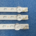 bande lumineuse led blanc bleu lisse moderne connecteurs étiquettes symboles polarité