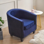 housse fauteuil velours doux moderne jaune protection extérieure intérieure lavable machine adaptable salon