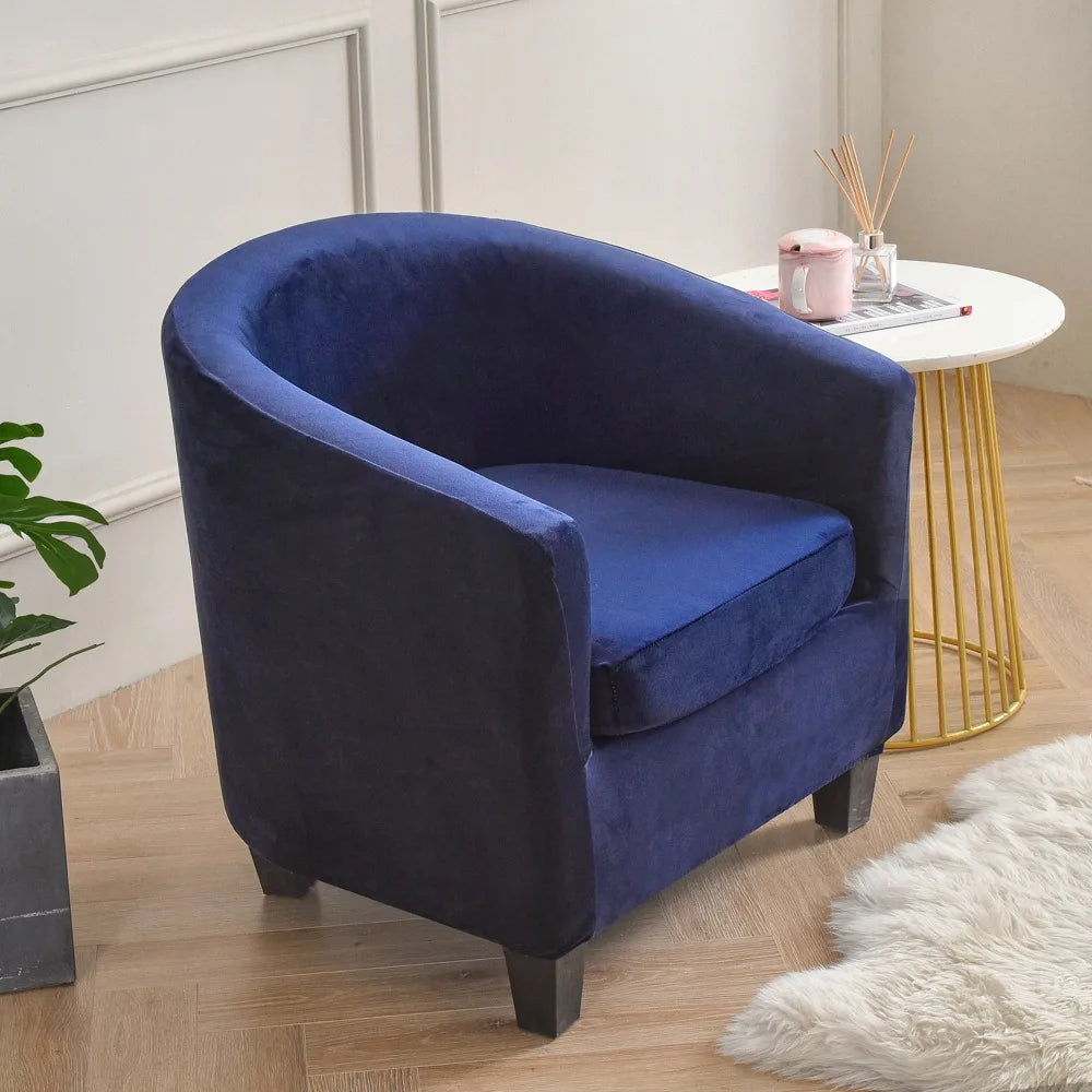 housse fauteuil velours doux moderne jaune protection extérieure intérieure lavable machine adaptable salon