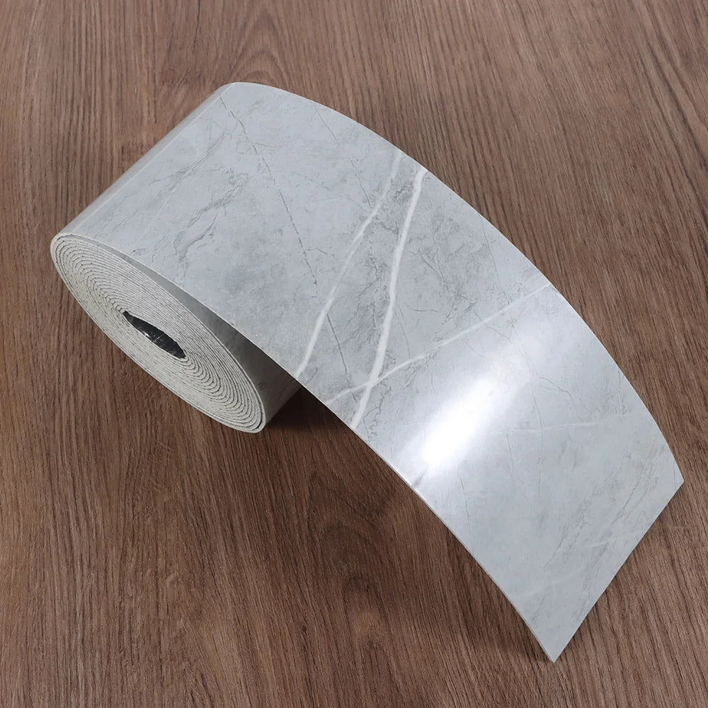 papier peint autocollant marbre gris clair blanc moderne 5m 10cm résistant taches imperméable mur