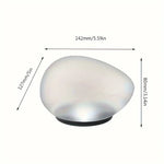 lampe solaire extérieure verre blanc moderne ip65 autonome adhésive patio jardin blanc lisse minimaliste
