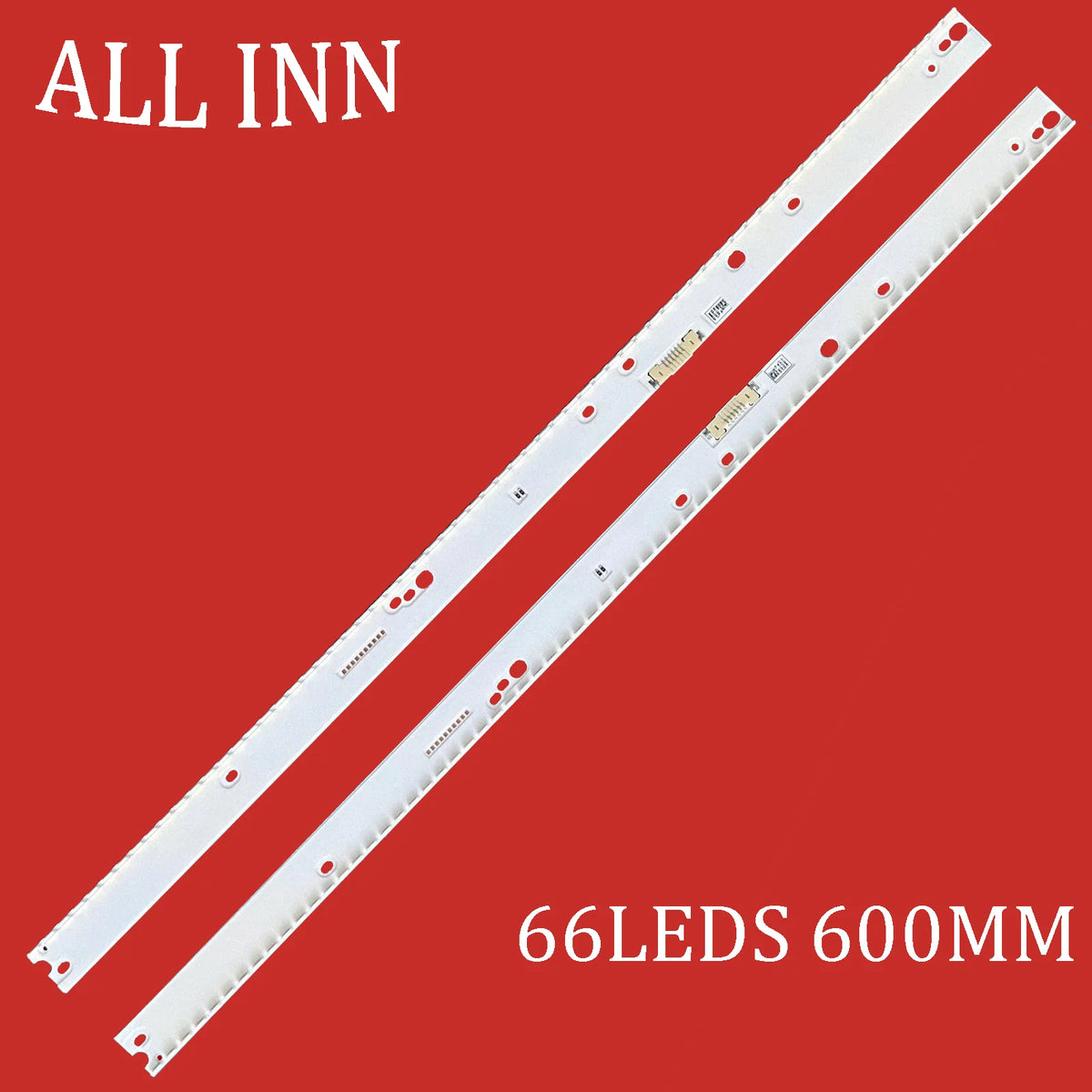 bande led rétro éclairage blanc connecteurs 66 leds 600mm moderne