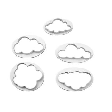 cutter biscuits forme nuages gâteaux décorations fondant pâte sucre silicone plastique