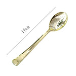 vaisselle jetable dorée assiettes fourchets cuillers serviettes festives or blanc mariage anniversaire noel