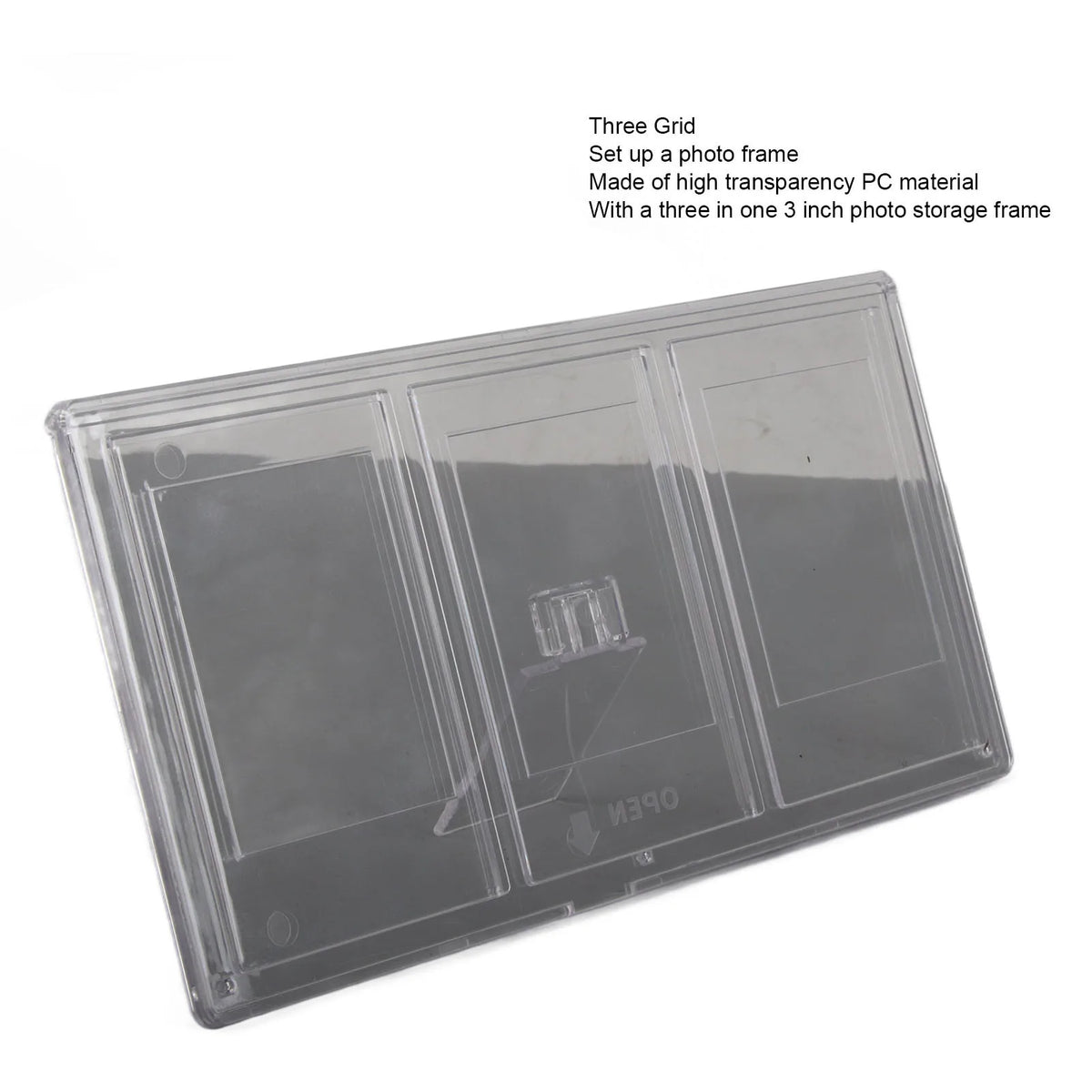 cadre photo moderne transparent clips photos boîtes écran tactile 16mo