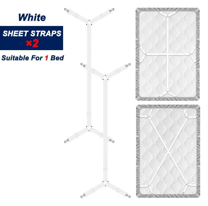 supports drap blancs modernes clips anti dérapants 500 pièces lit familial sécurité maison