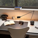 lampe moderne noir led base solide câble éclairage 10 15m² flux 249 2000 lumens