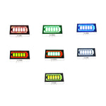 ruban led numérique 10 12 segments rouge vert bleu jaune blanc moderne ligne led