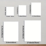 poster minimaliste texte noir toile polyester 40x30cm 40x50cm 60x80cm durable haute définition