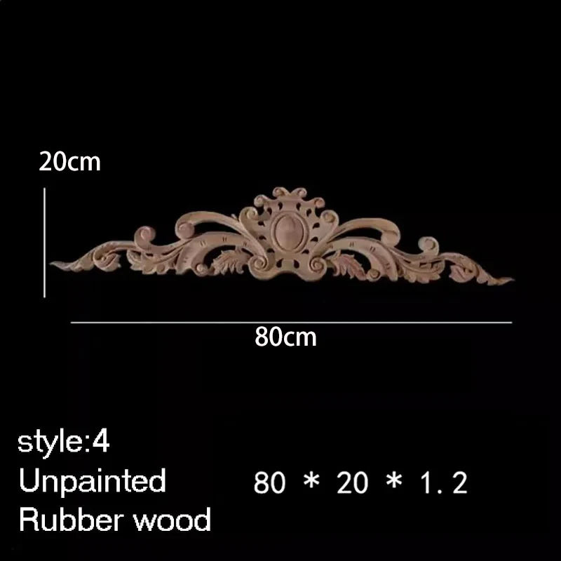 ornement decoratif bois fleur sculpte naturel classique baroque noel valentin mariage halloween pâques anniversaire