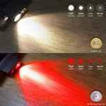 lampe frontale led rechargeable noire texturée bande ajustable moderne intense