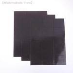 autocollants noirs modernes adhésifs 150 pièces 20cm 15cmOpaque uni réfrigérateur