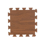 tapis sol mousse eva interlocking bois marron clair beige moderne fitness yoga