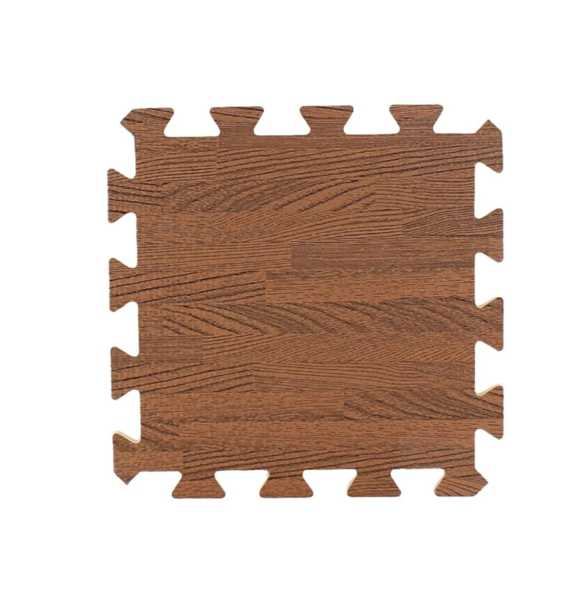 tapis sol mousse eva interlocking bois marron clair beige moderne fitness yoga