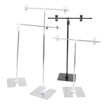 support présentation textile fond noir blanc gris clips moderne minimaliste vinyle tissu floral