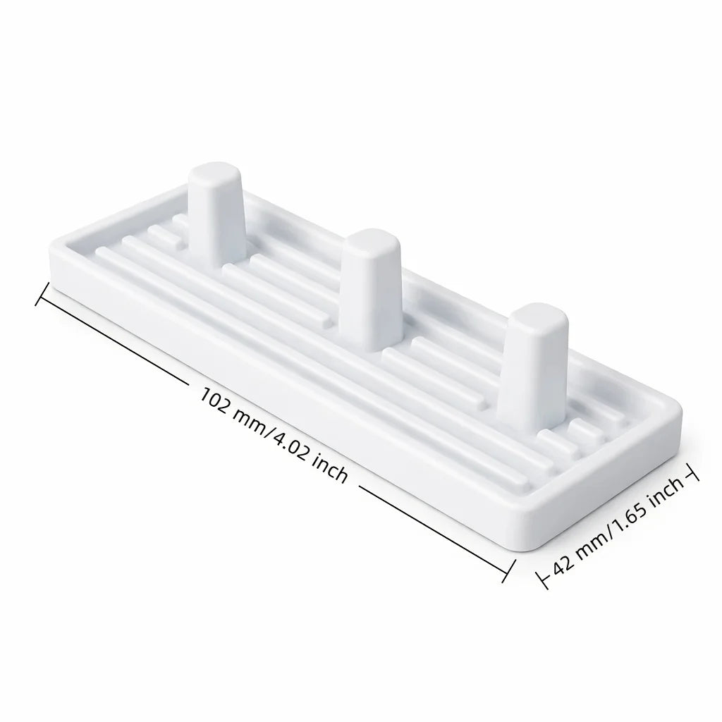 porte brosses dents électriques places support oral moderne minimaliste blanc noir